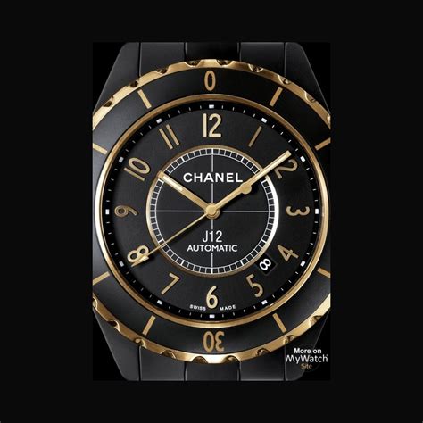 chanel j12 black and gold|Chanel watch j12 price.